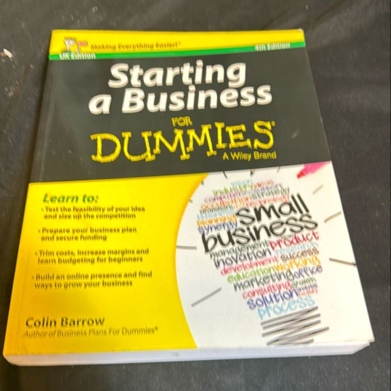 Starting a Business for Dummies