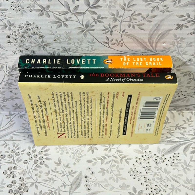 The Lost Book of the Grail & the Bookman’s Tale Paperback Bundle