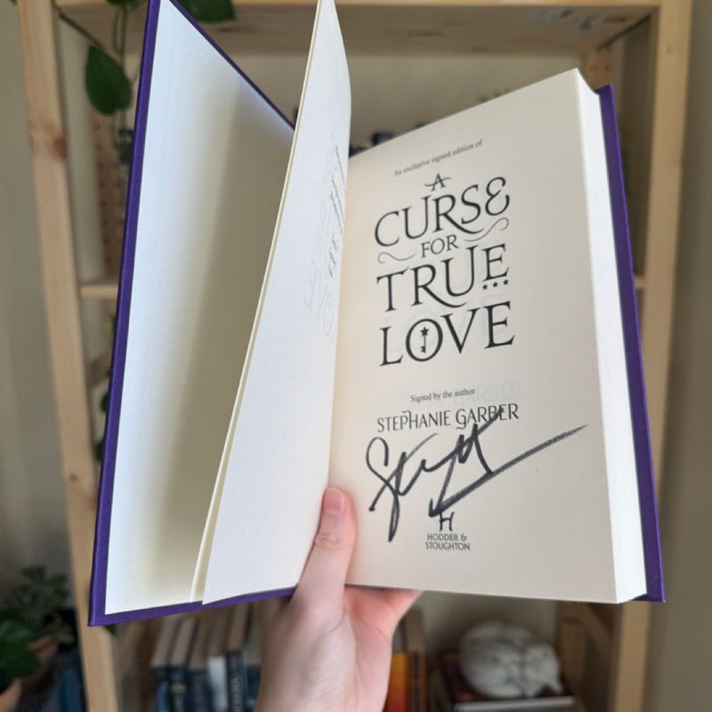 SIGNED FIRST EDITION A Curse for True Love