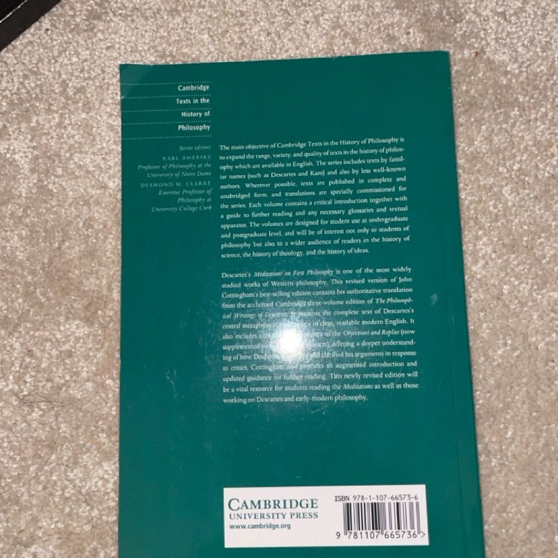 Descartes: Meditations on First Philosophy