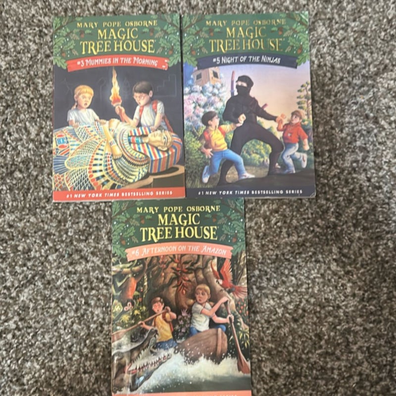 Magic Tree House 1,2,3,5,6