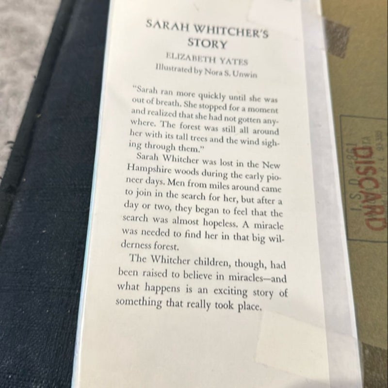 Sarah Whitcher's Story