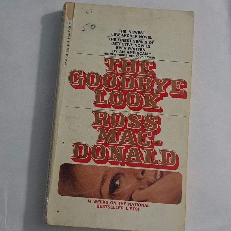 the Goodbye Look By Ross Mac-Donald paperback vintage 1969