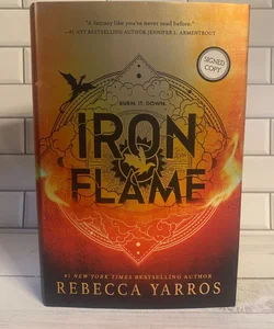 Iron Flame (Hand Signed by Rebecca Yarros)