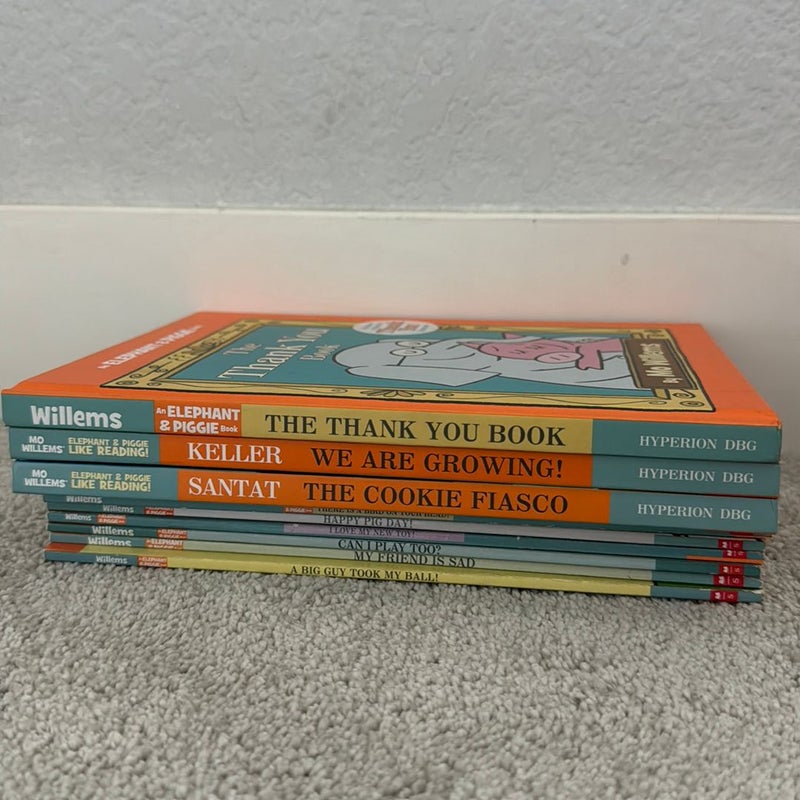 9 BOOK BUNDLE !! (ELEPHANT & PIGGIE)