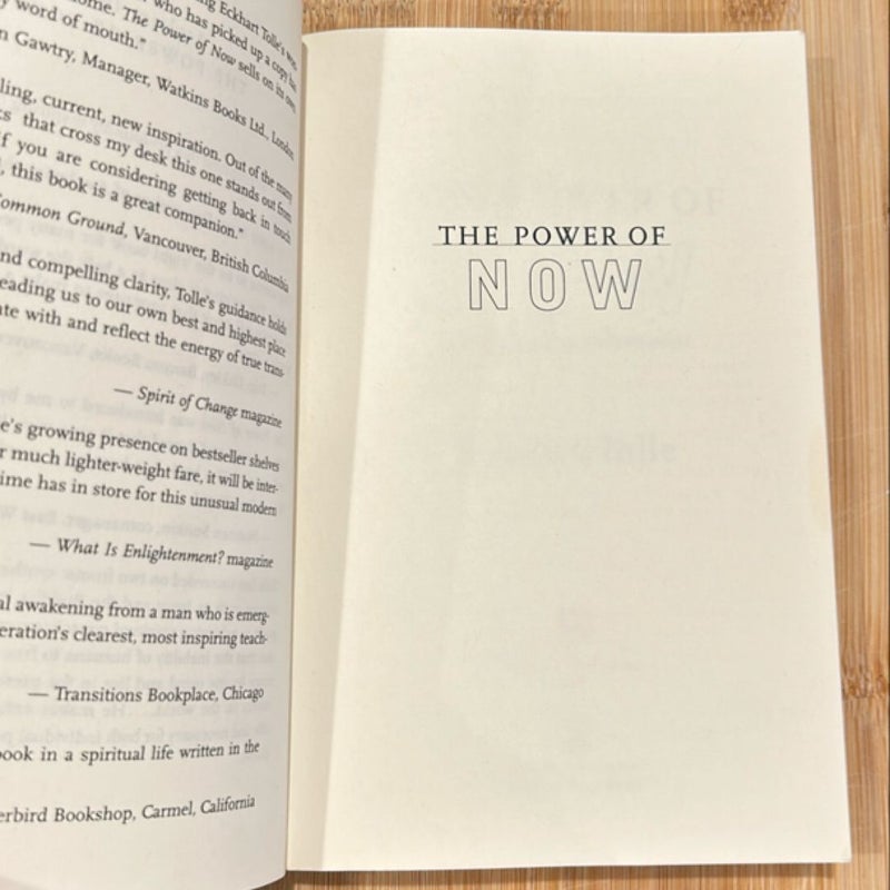 The Power of Now