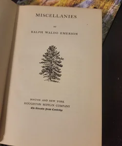 The complete works of Ralph Waldo Emerson