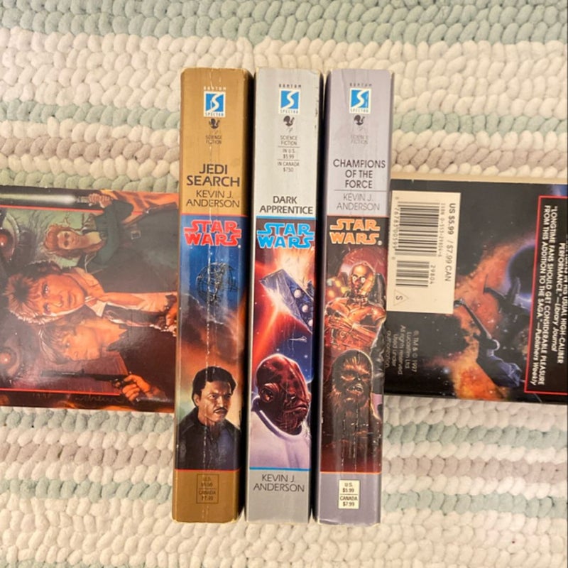 Star Wars The Jedi Academy Trilogy (Complete 3 Book Series)