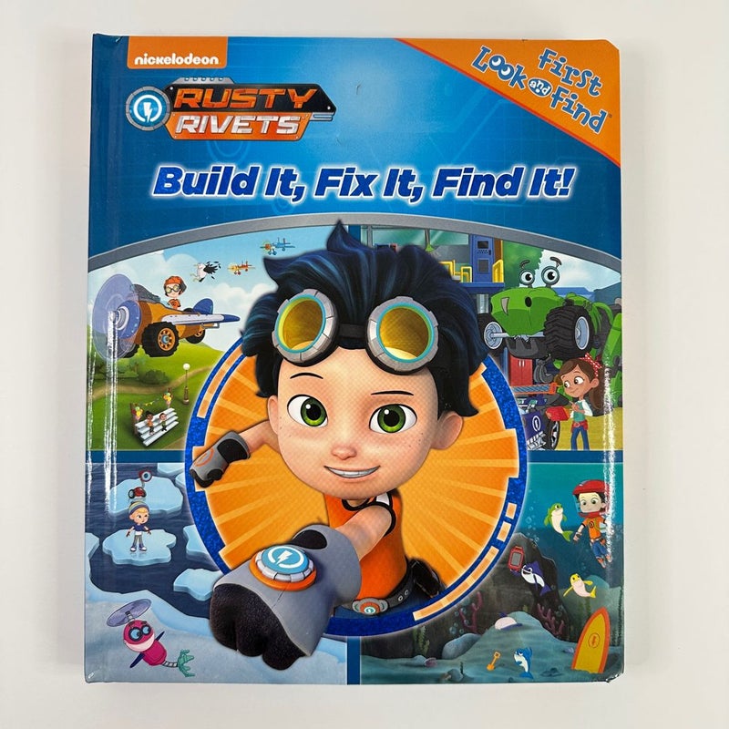 Nickelodeon Rusty Rivets Build It, Fix It, Find It First Look and Find