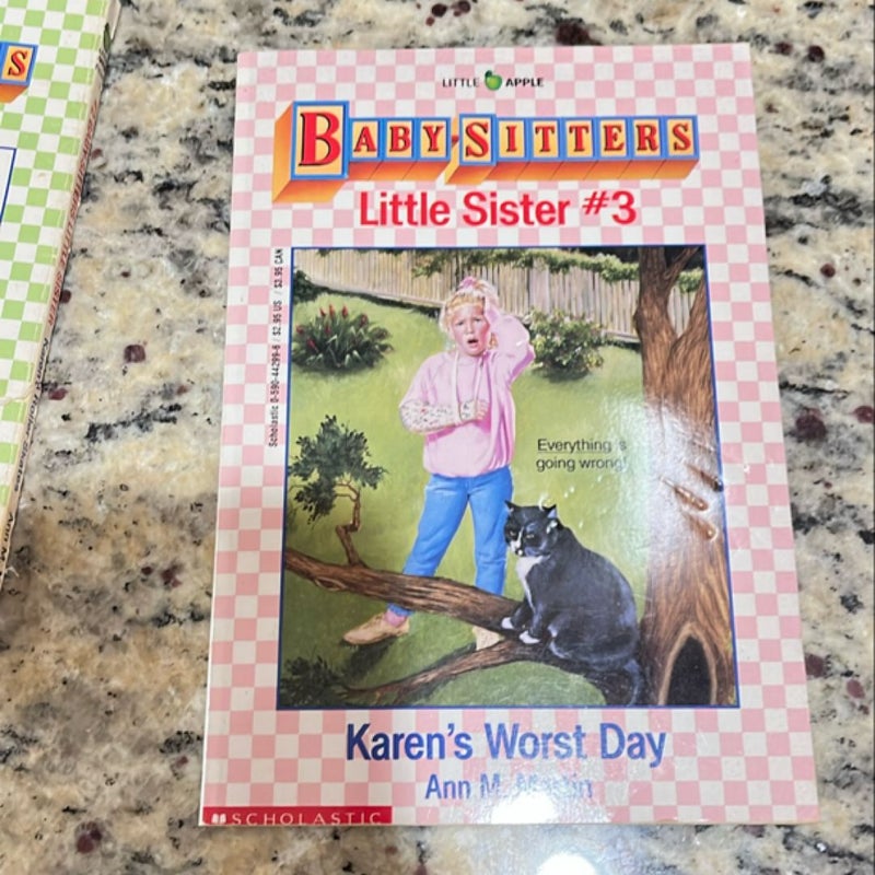 Babysitter little sister bundle of eight books