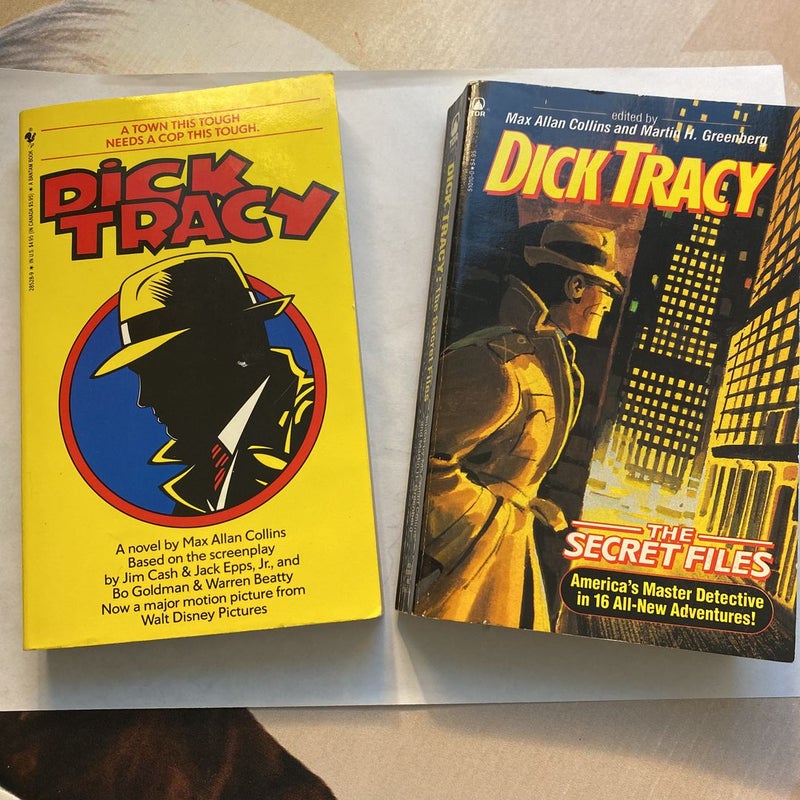 Two Dick Tracy Books: Dick Tracy and Dick Tracy and the Secret Files