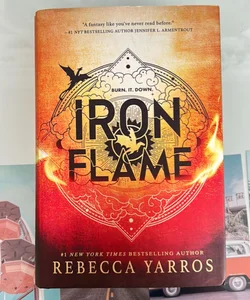 Iron Flame 1st Edition W/ Black Edges