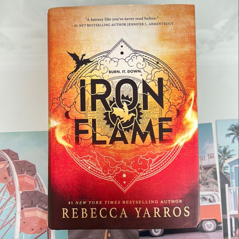 Iron Flame 1st Edition W/ Black Edges