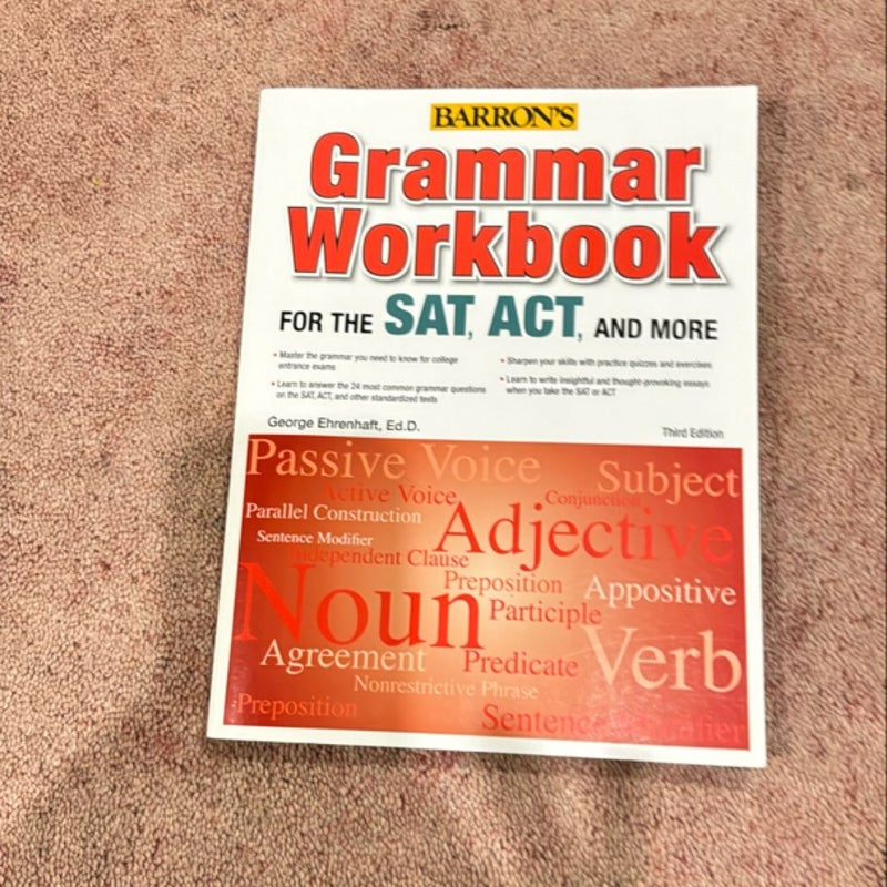 Grammar Workbook for SAT, ACT and More