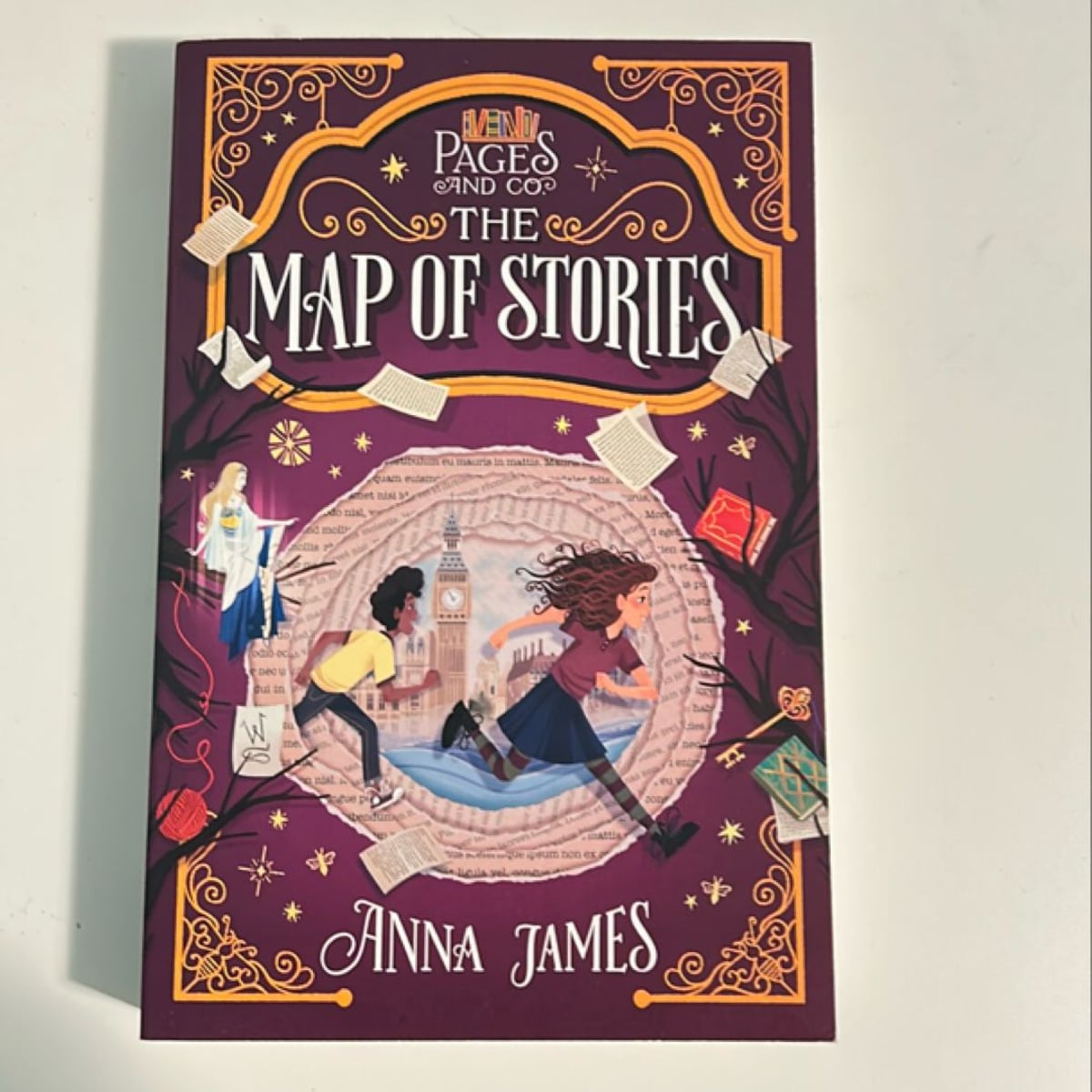 Pages and Co. : the Map of Stories by Anna James