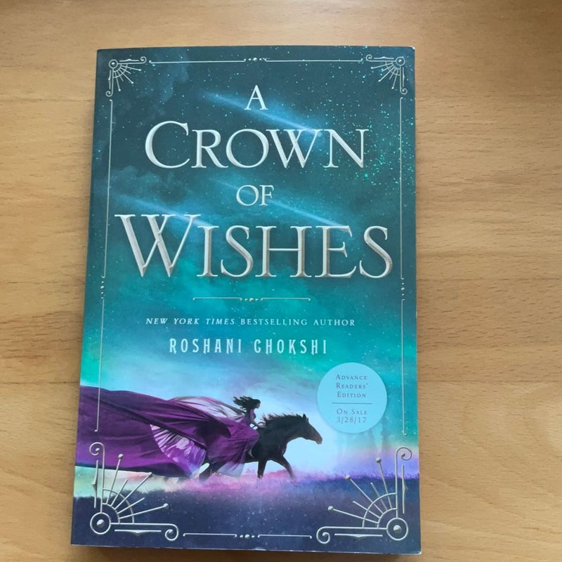 A Crown of Wishes (signed ARC)