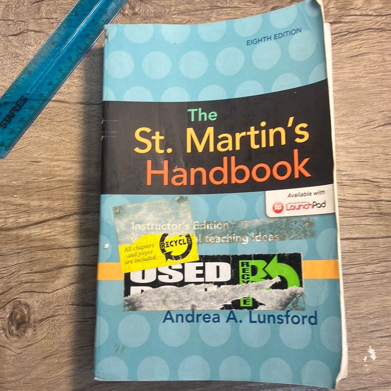 St. Martin's Handbook 8e, Cloth and LaunchPad for the St. Martin's Handbook 8e (Twelve Month Access)