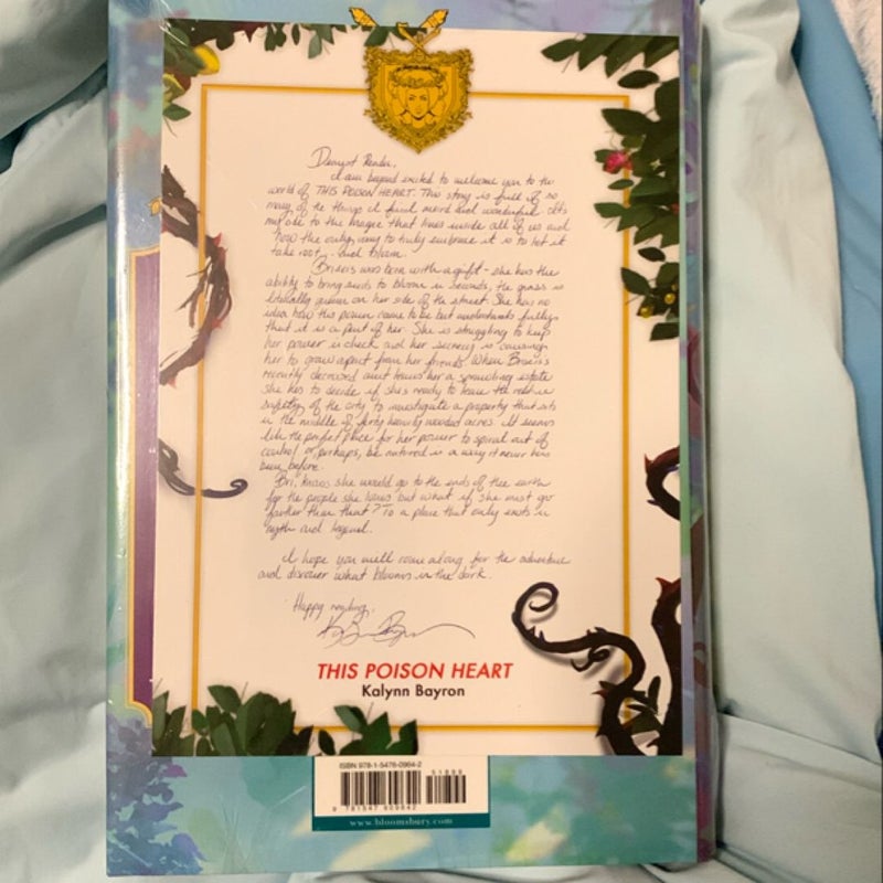 OwlCrate Exclusive Signed Edition: This Poison Heart