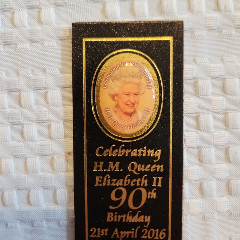 Queen Elizabeth II 90th Birthday Commemorative Bookmark