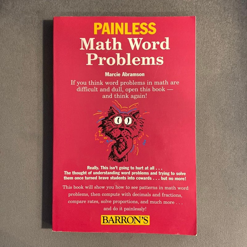 Painless Math Word Problems by Marcie Abramson