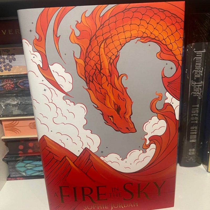 A FIRE IN THE SKY (signed)