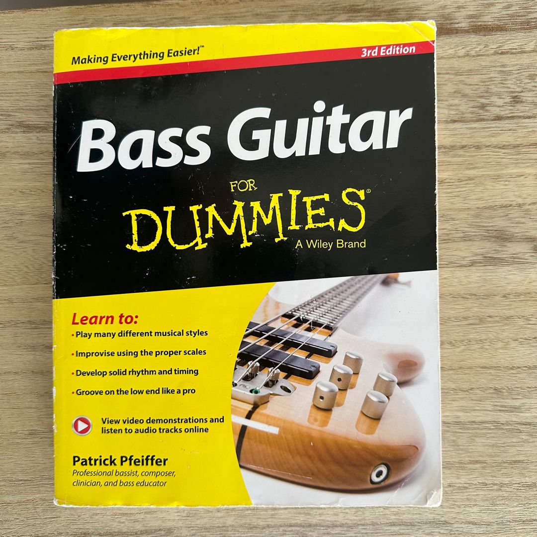 Bass Guitar for Dummies, Book + Online Video and Audio Instruction