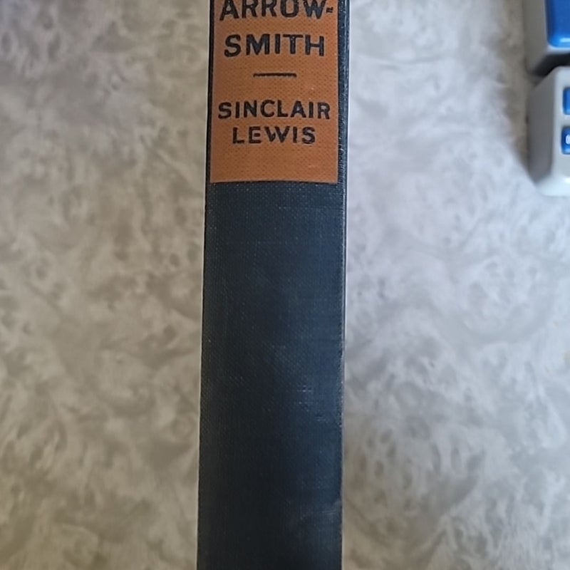 Arrowsmith Sinclair Lewis 1925 7th Printing