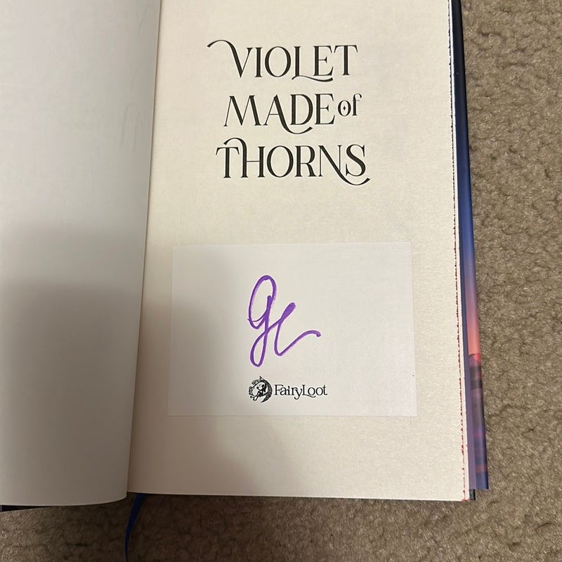 Fairyloot Violet Made of Thorns