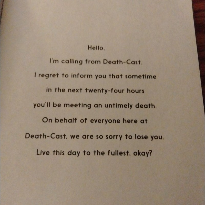 They Both Die at the End