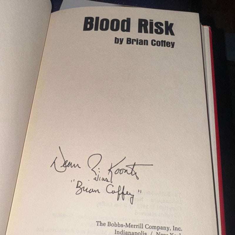 BLOOD RISK SIGNED 