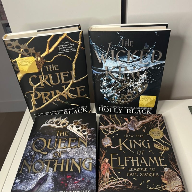 The Cruel Prince B&N Edition Signed (Complete Series)