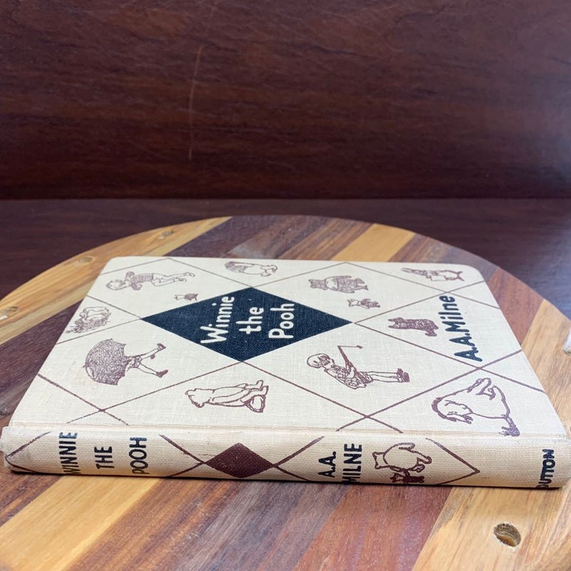 Vintage Winnie the Pooh Hardcover Book  1950 