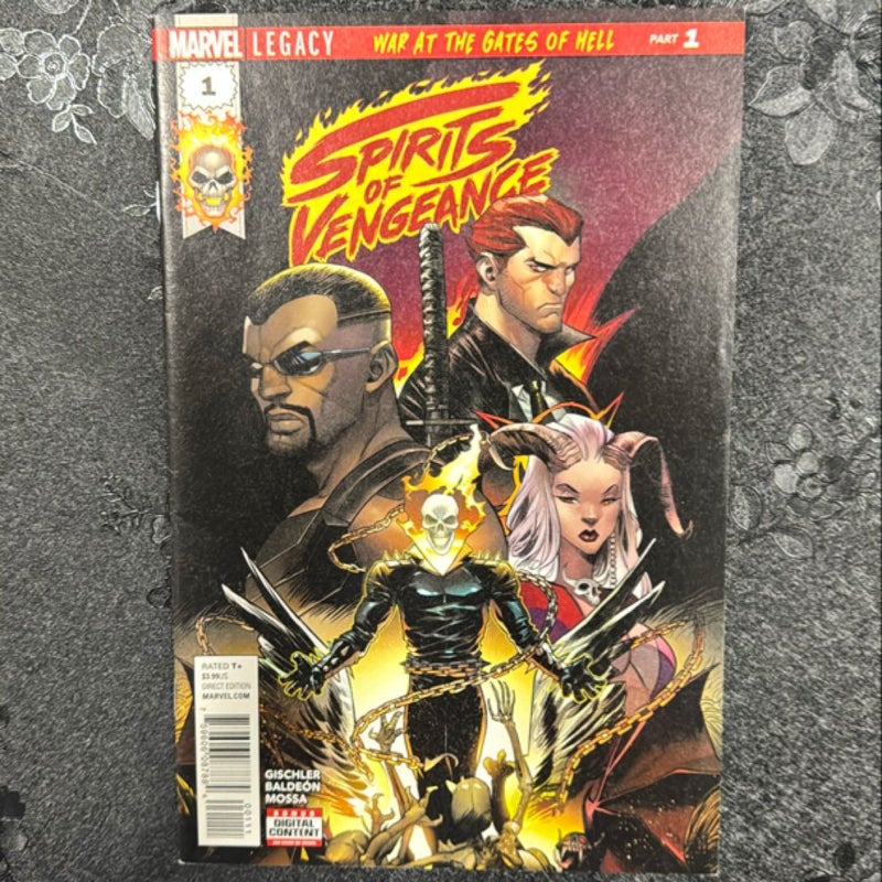 Spirits of Vengeance # 1 Dec Part 1 2017 Marvel Comics