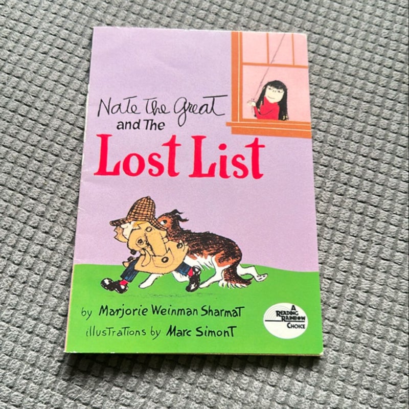 Nate the Great and the Lost List