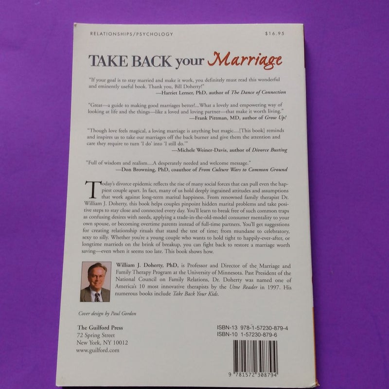 Take Back Your Marriage, First Edition