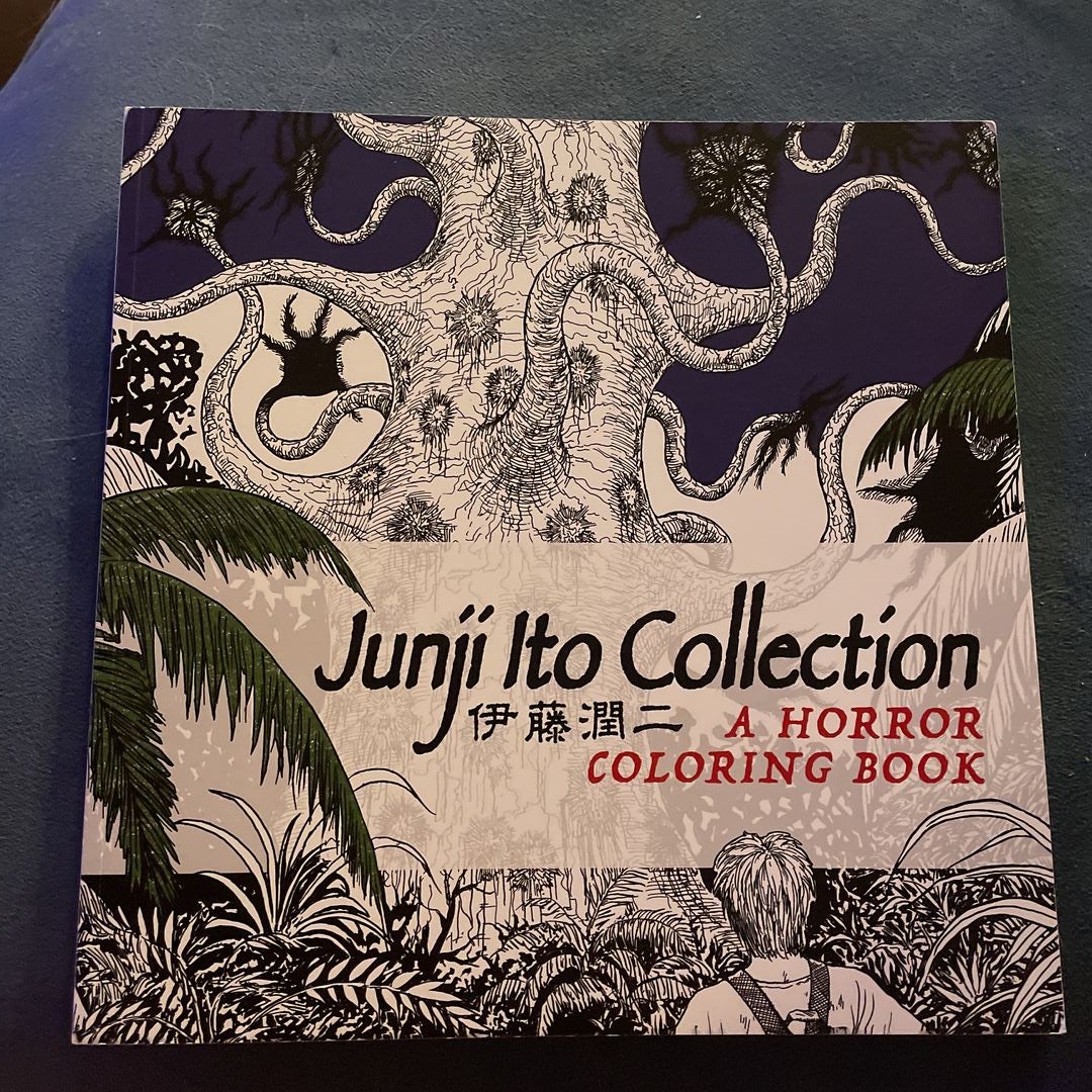 Colored the Junji Ito Coloring Book : r/junjiito