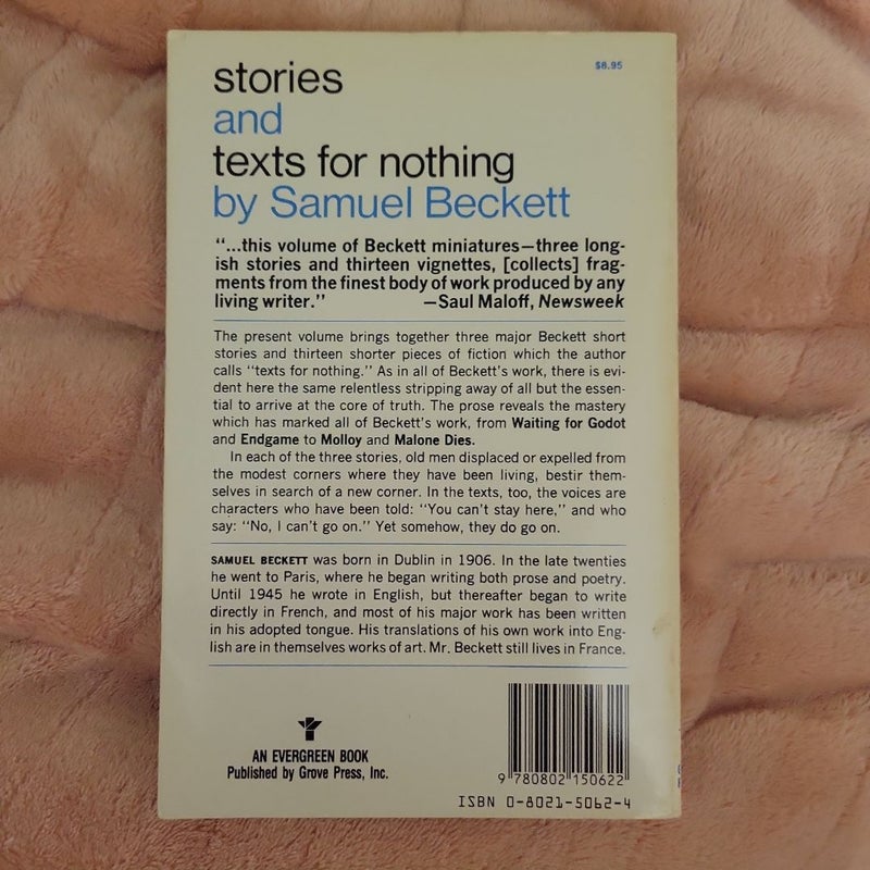 Stories and Texts for Nothing