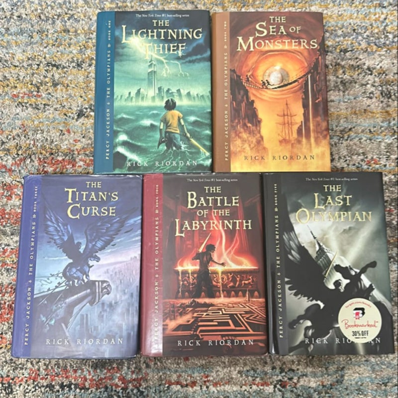 Percy Jackson and the Olympians Book Set