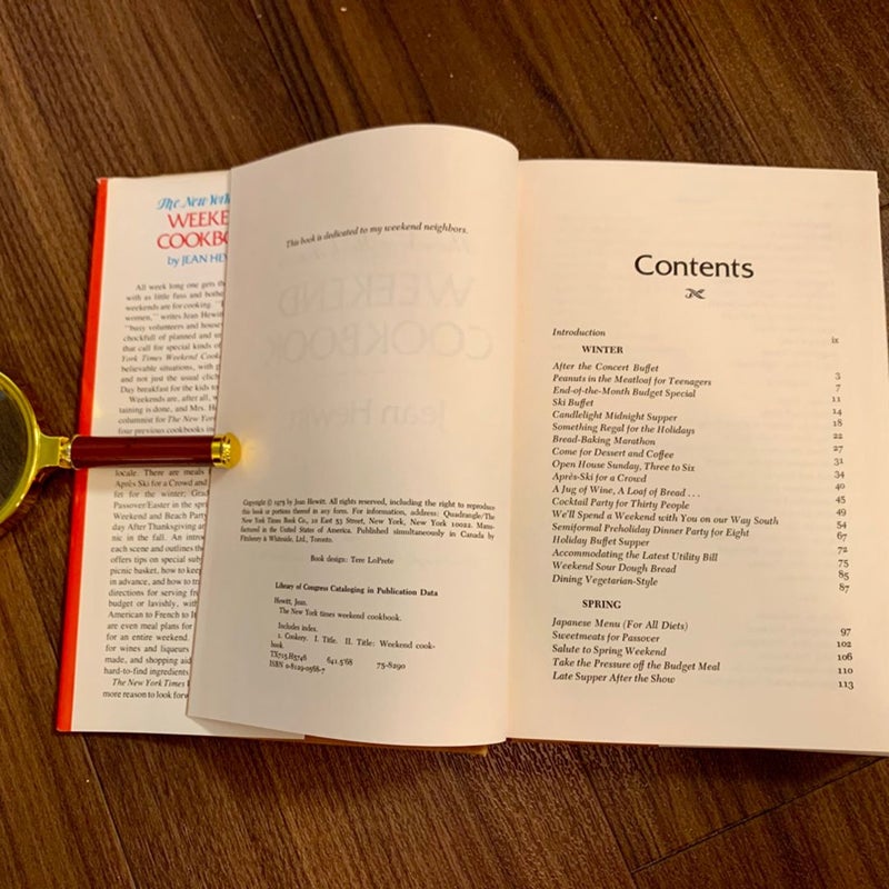 The New York Times Weekend Cookbook