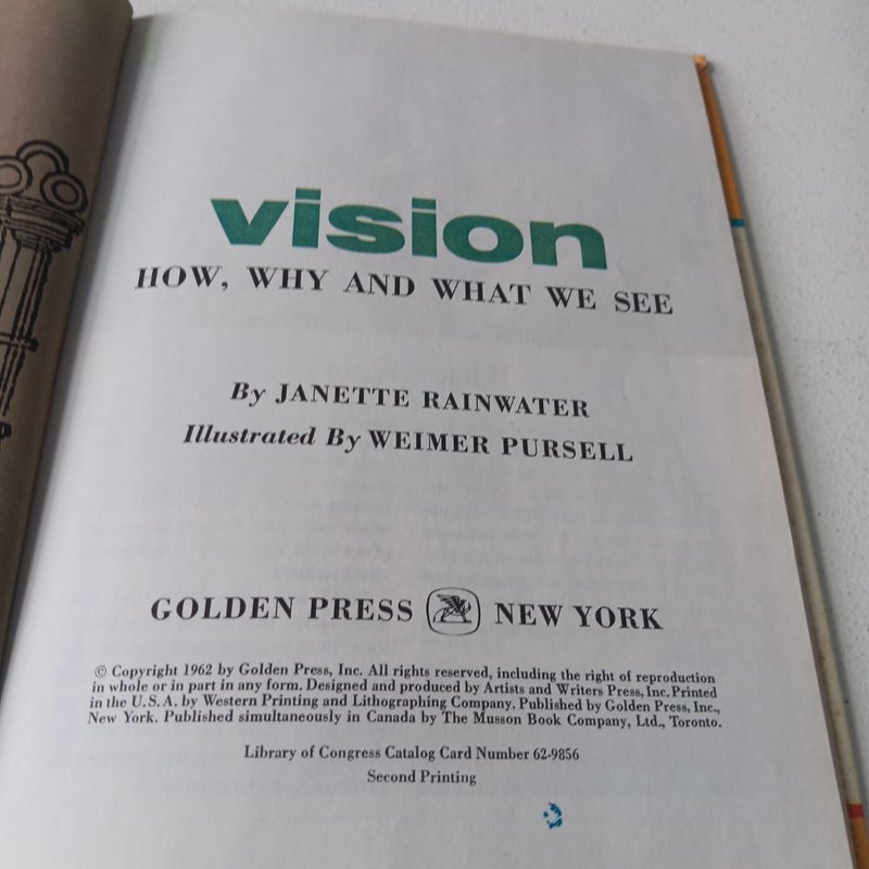 VTG Vision How, Why and What We See - 1962 - Golden Library of Knowledge