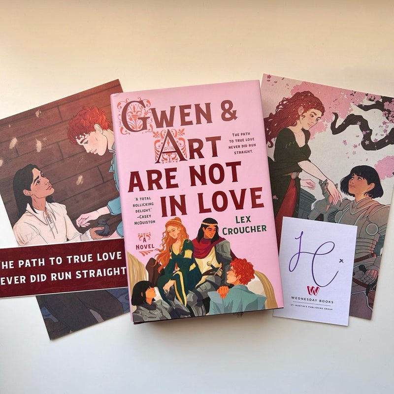 Gwen and Art Are Not in Love (with Official Art Prints, Sticker, & Handsigned Name Plate)