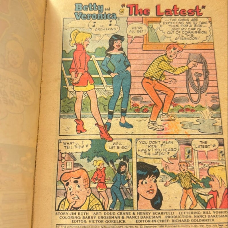 2 titles: Betty and Veronica no. 19 double digest and no. 32