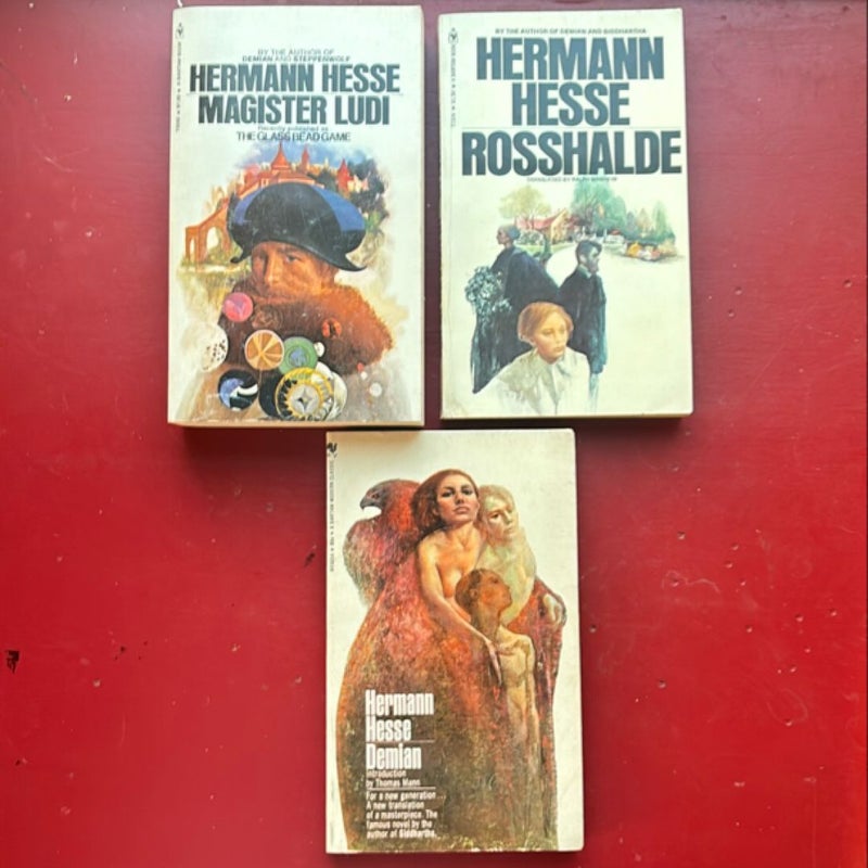 Lot 3 Hermann Hesse: Damian Rosshalde Magister Ludi