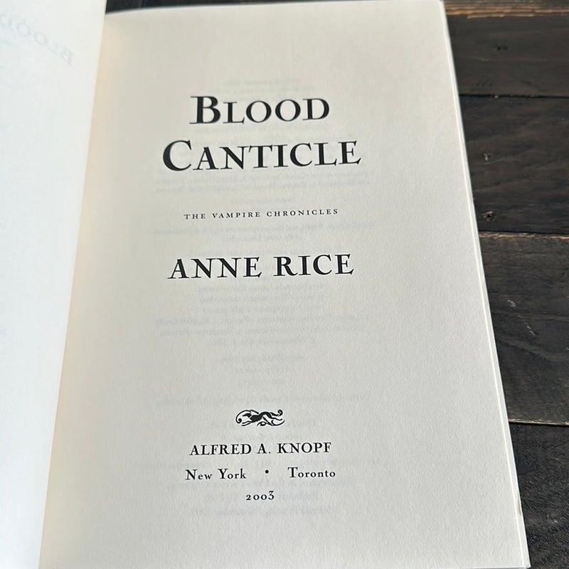 Blood Canticle