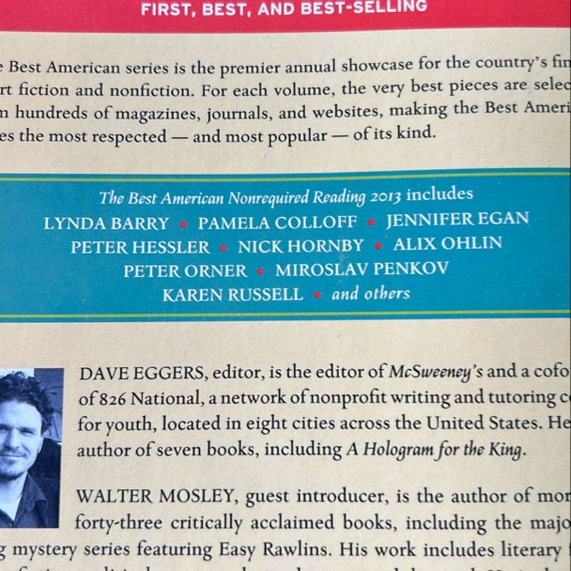 The Best American Nonrequired Reading 2013