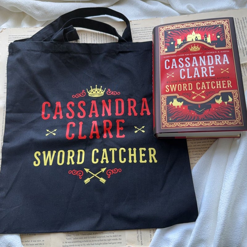 HAND SIGNED Sword Catcher + tote