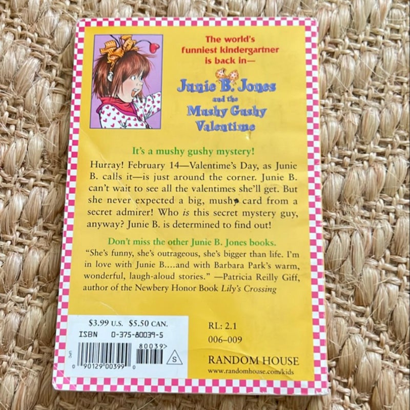 Junie B. Jones #14: Junie B. Jones and the Mushy Gushy Valentime