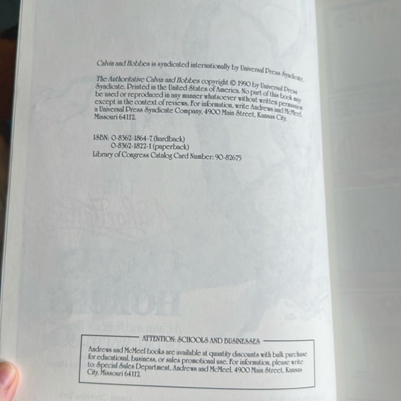 The Authoritative Calvin and Hobbes