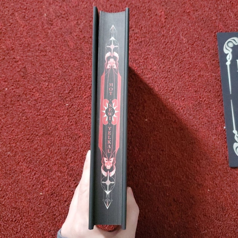 Immortal Dark Owlcrate edition with page overlays