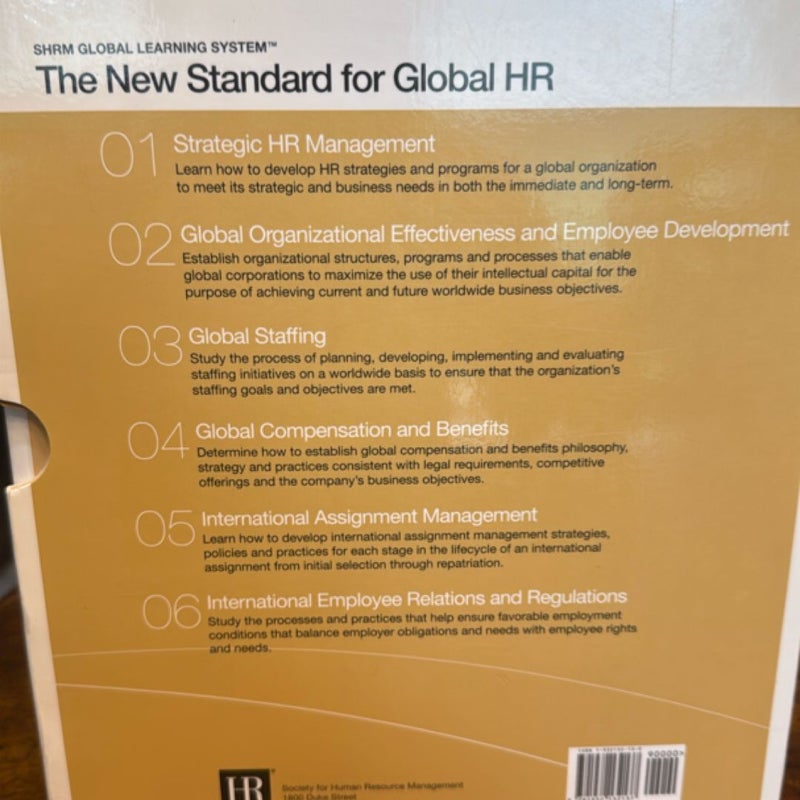 SHRM GLOBAL LEARNING SYSTEM